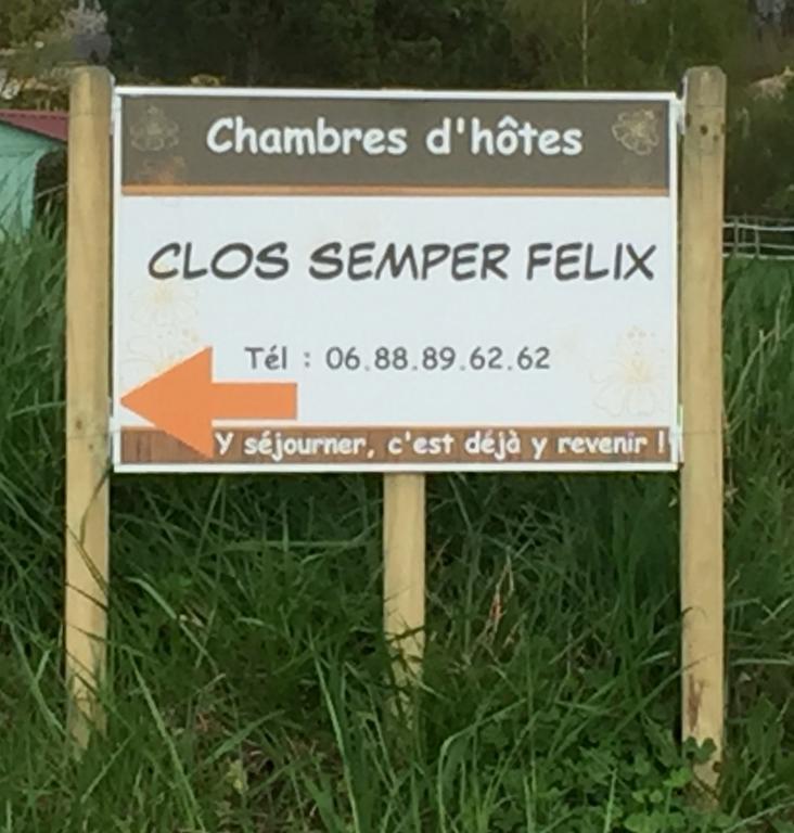 Chambres d'Hôtes du Clos Semper Felix Sainte-Bazeille Exterior foto